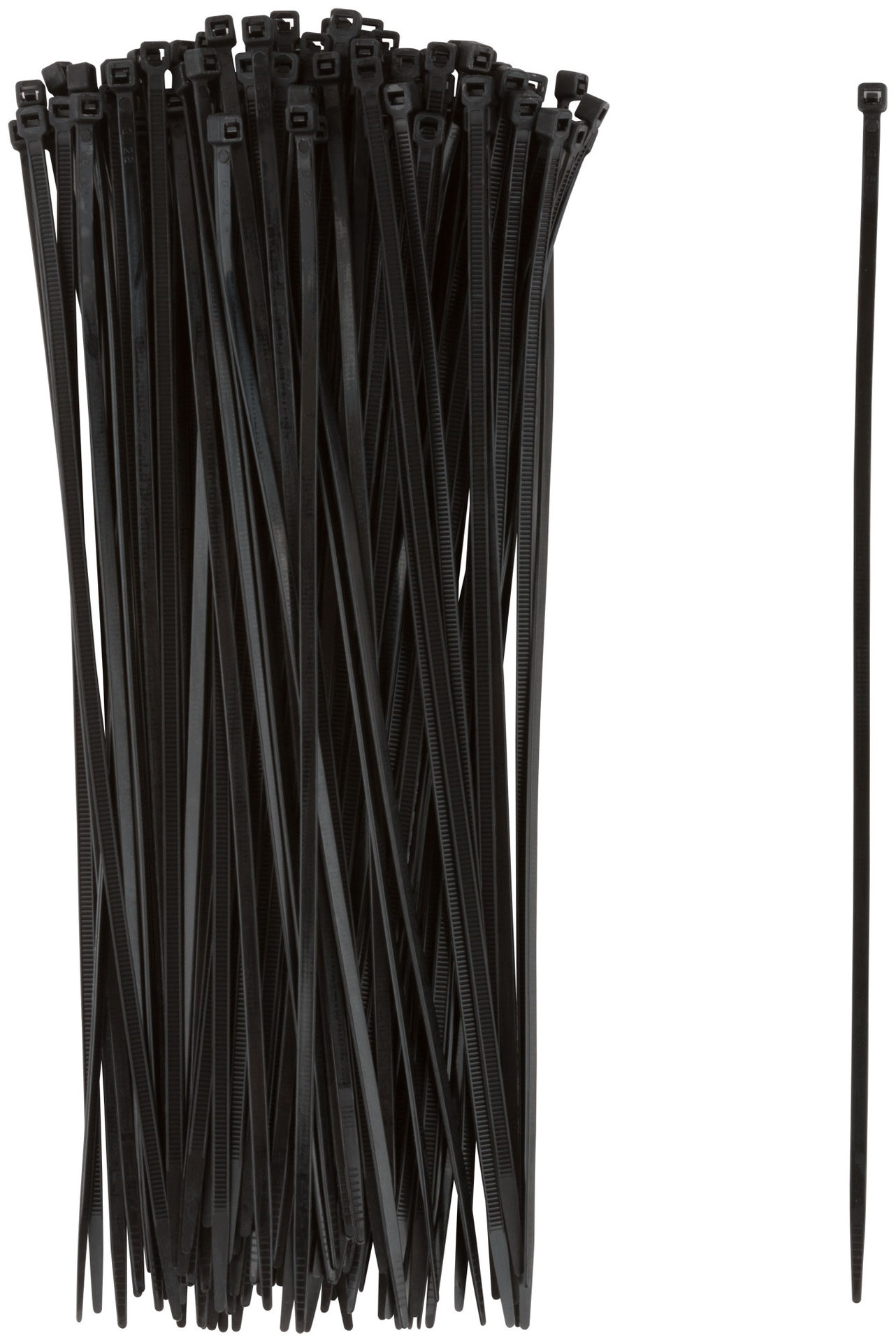Хомуты нейлоновые для проводов, черные 100 шт., 3,6х250 мм (60350)