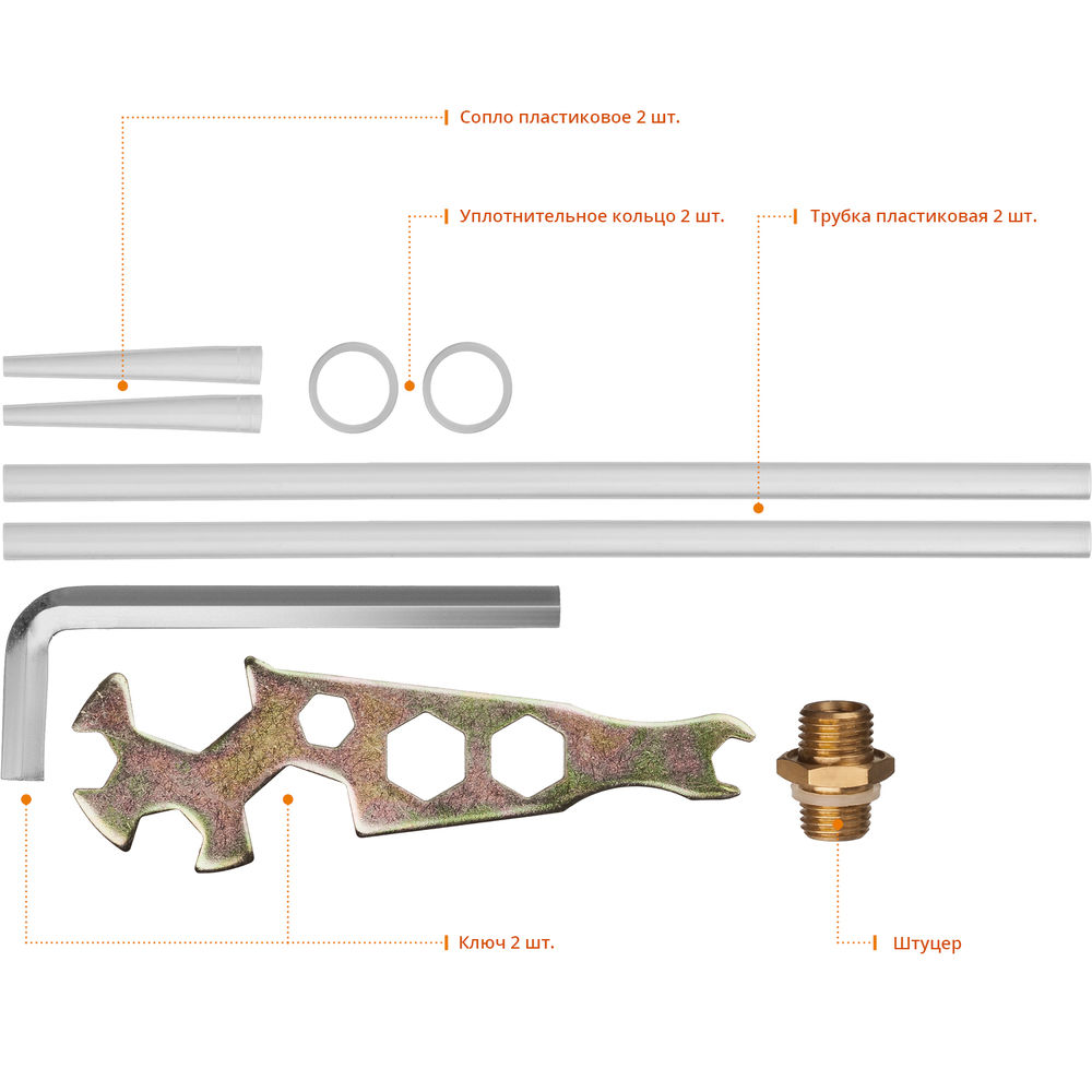Пистолет для монтажной пены Grand, цельнометаллический KRAFTOOL 06853