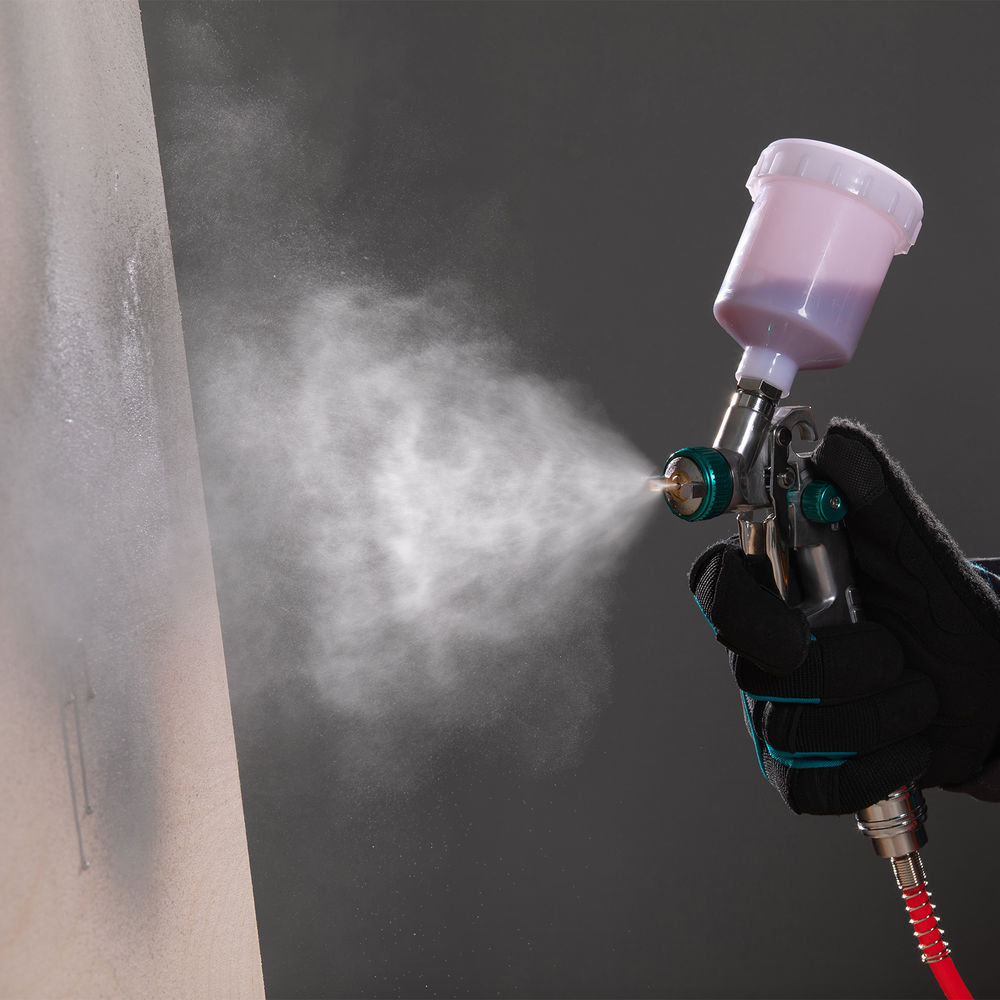 Краскораспылитель AG 810 HVLP, гравитационный, сопло 0.8 мм и 1 мм Stels (57361)