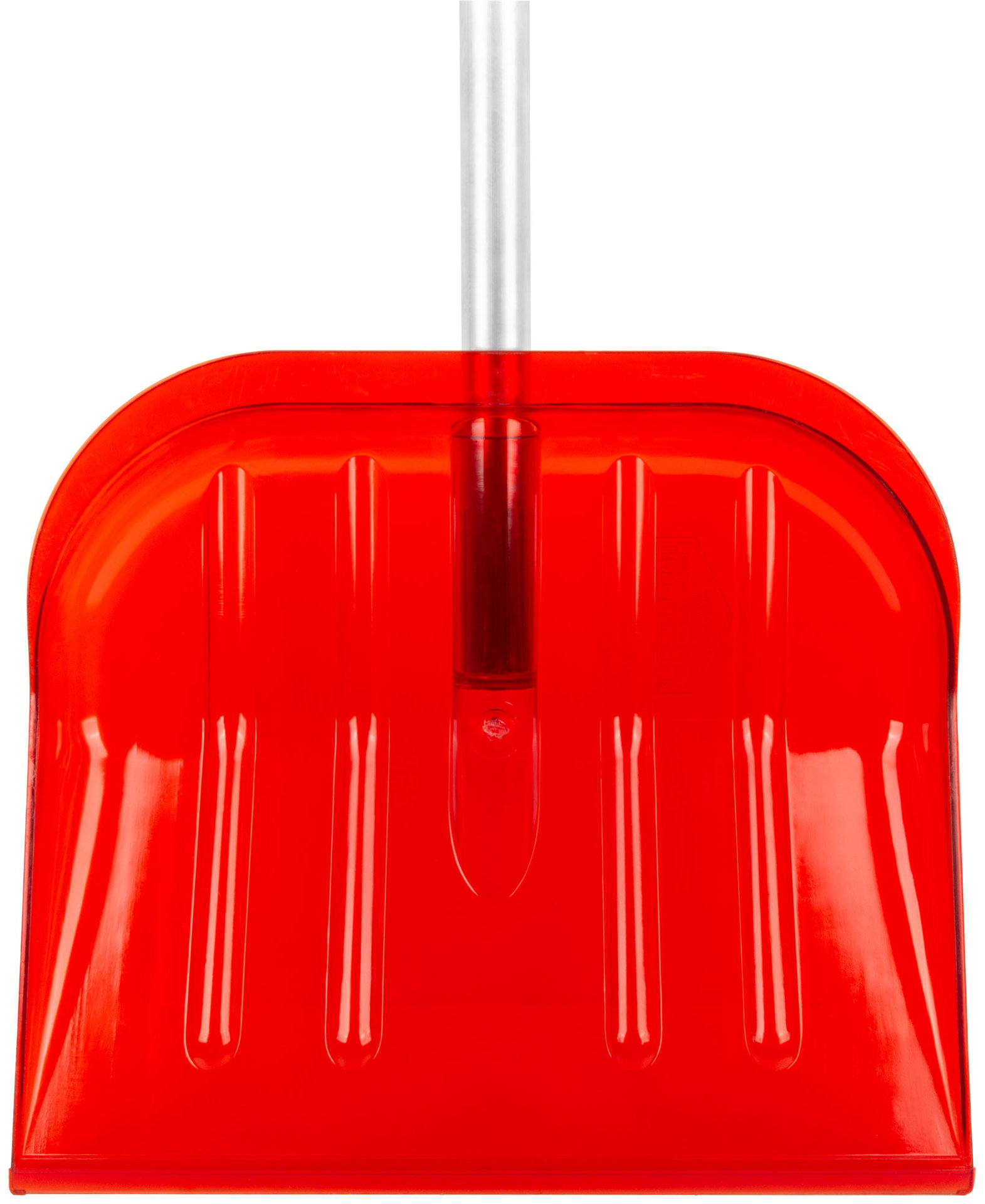 Лопата для уборки снега Профи поликарбонатная, алюминиевый черенок, средняя 465х410х1360 мм (68120)