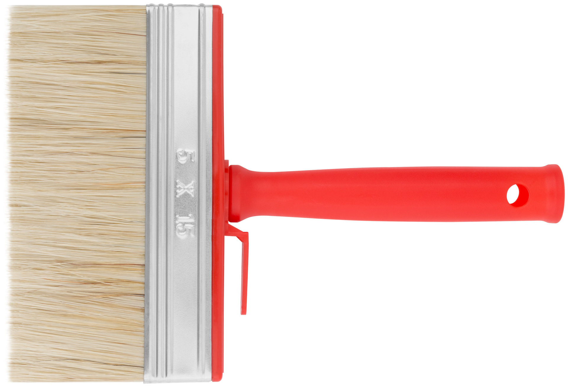 Макловица, 70%ПЭT/30% натур. щетина, нерж. обжим, красная пласт. ручка, 150 х 50 мм (30-0585)