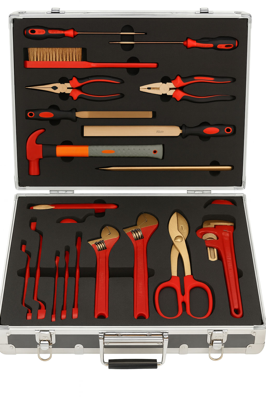 Набор взрывобезопасного инструмента (20 предметов) BeCu No.AA29-20, HORTZ