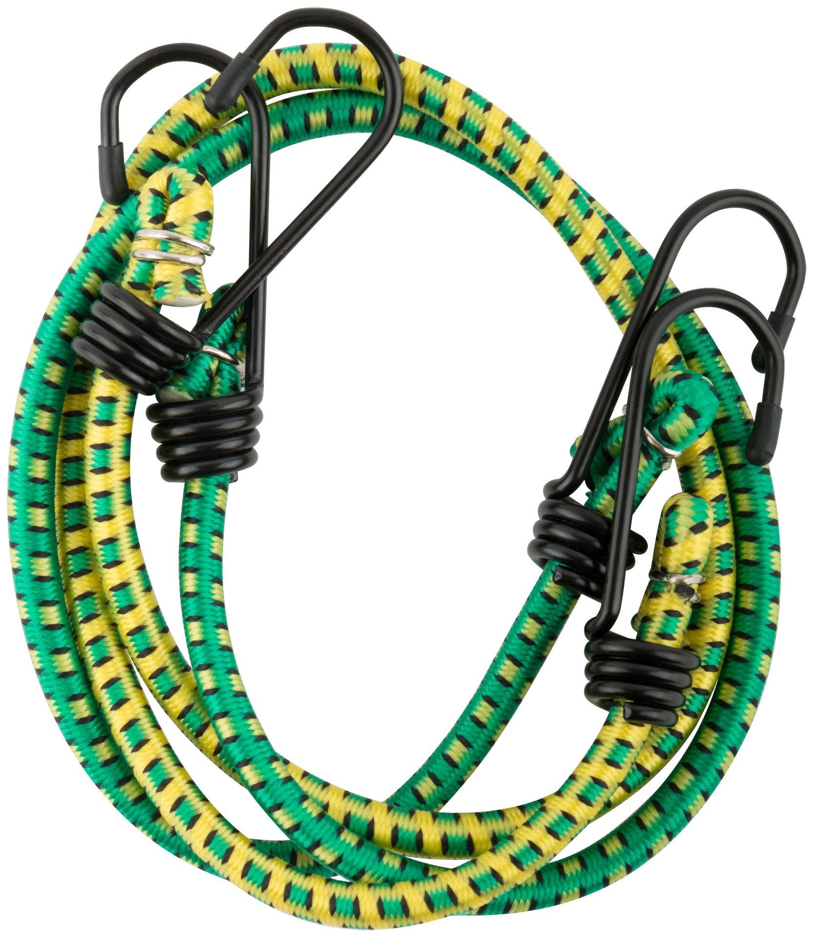 Ремни багажные резиновые, стальные крючки, 2 шт., 7х600 мм (64891)