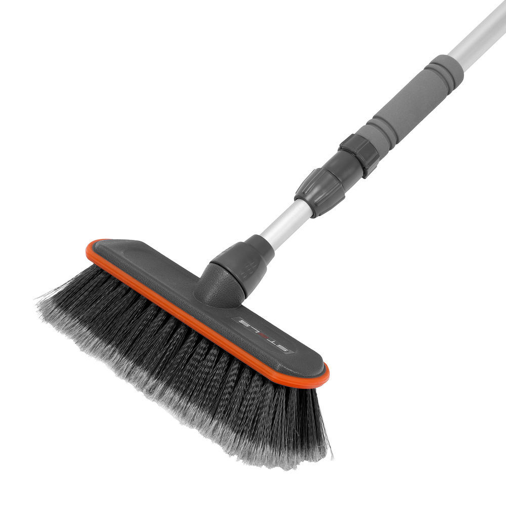 Щетка с подачей воды, телескоп. 2 части (щетка, ручка телескопическая) Stels (55227)