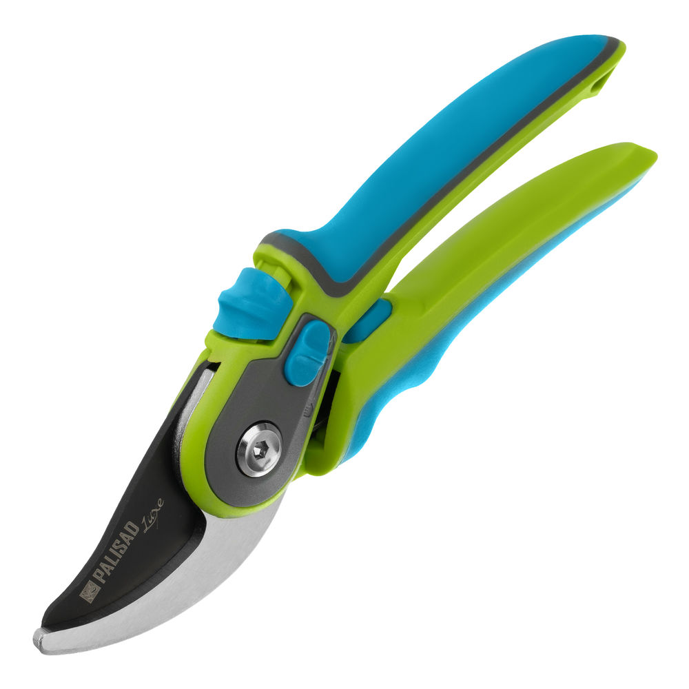 Секатор прямого реза, 225 мм, регулировка захвата, трехкомпонентные рукоятки, Luxe, Palisad (60479)