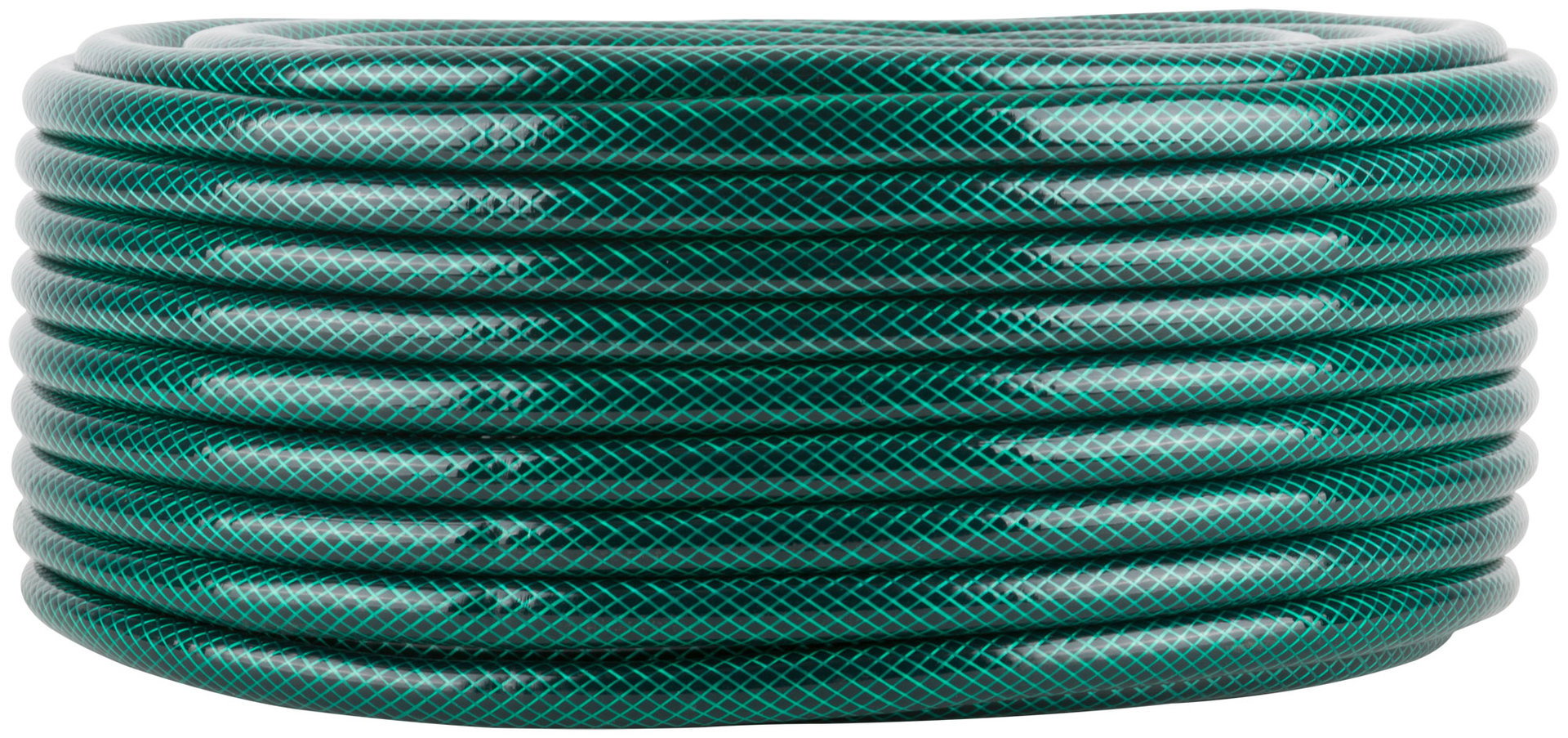 Шланг поливочный трехслойный армированный, зеленый 1/2 х 1,8 мм х 50 м (76306)