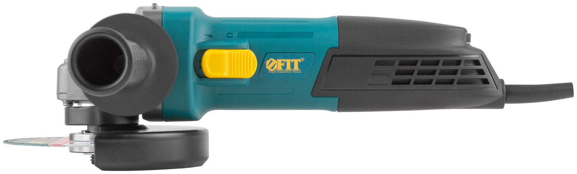 Шлифмашина угловая 1200 Вт; 0-10800 об/мин; КлК 125 мм; 2,1 кг; армир. ротор; мал.; рез. накл.; коробка (80318)