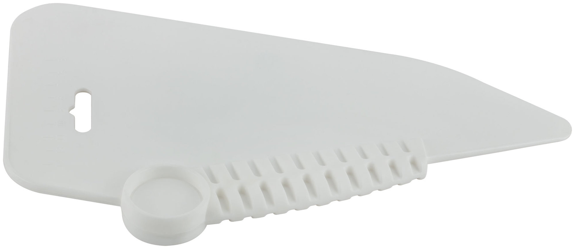 Шпатель прижимной, для разглаживания обоев, пластиковый, белый 280 мм (06905)