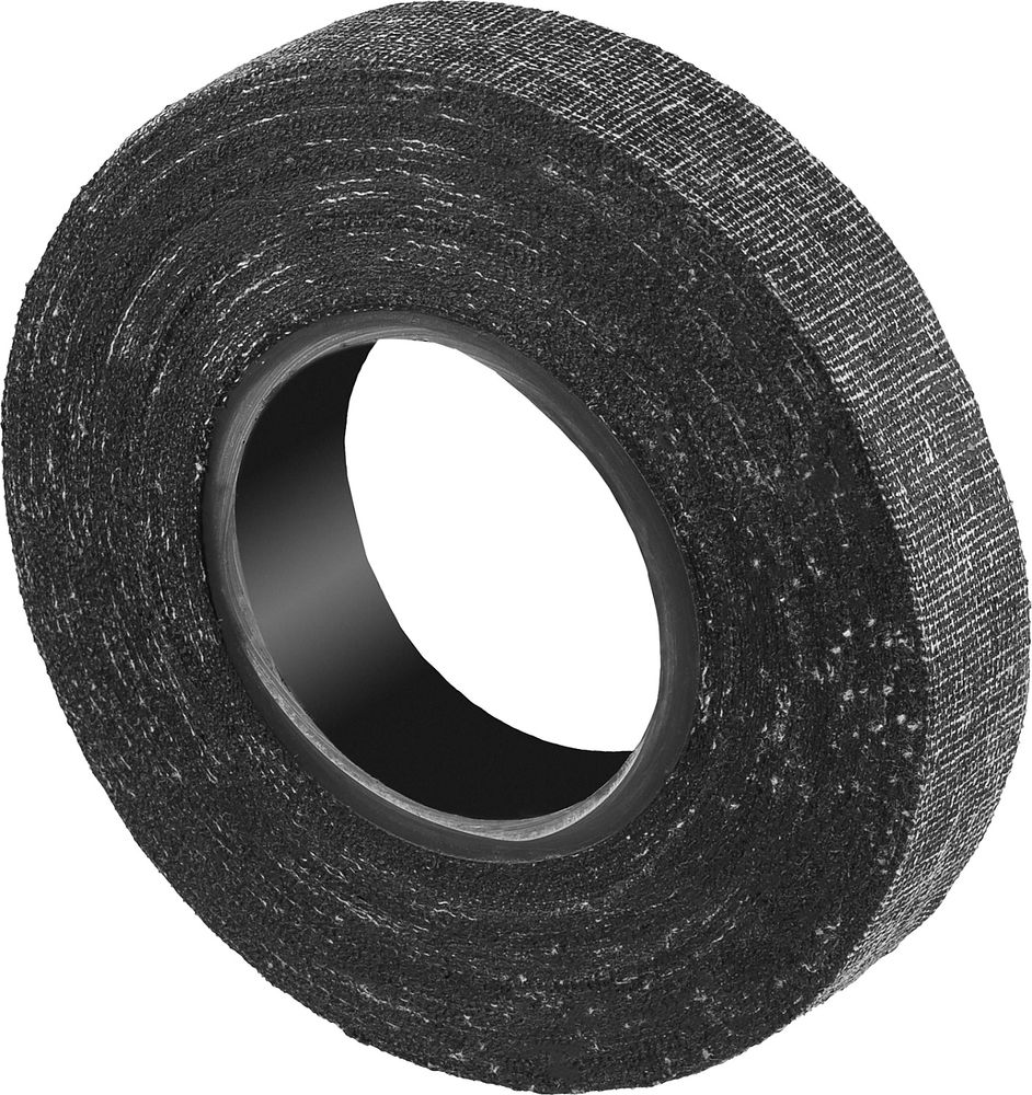 Изолента х/б 18 мм х 25 м, 1 000 В, черная СИБИН 1230-25