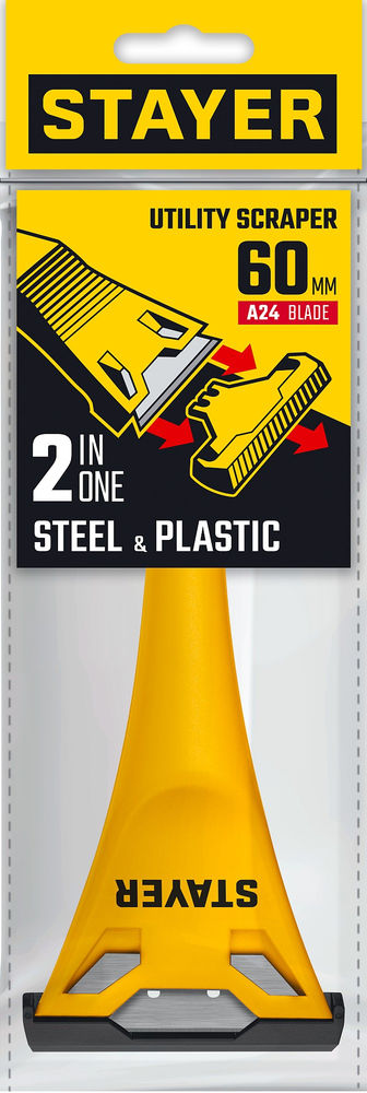 Скребок компактный 60 мм STAYER 0851