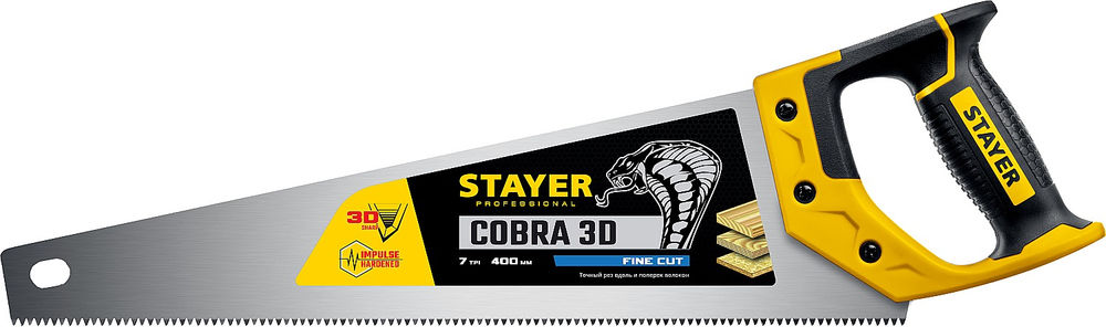 Ножовка универсальная Cobra 3D, 400 мм STAYER Professional 1512-40_z01