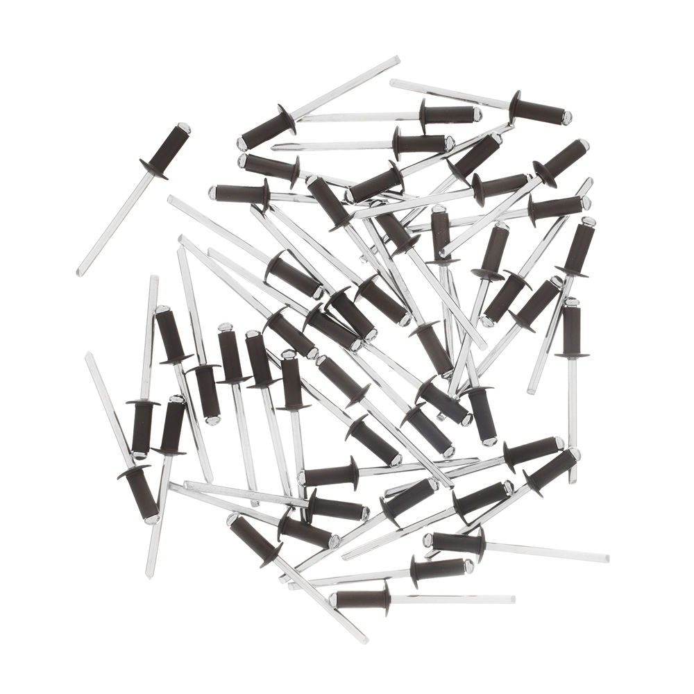 Заклепки 4.0 х 10 мм RAL 8017, темно-коричневый, 50 шт Matrix (40680)