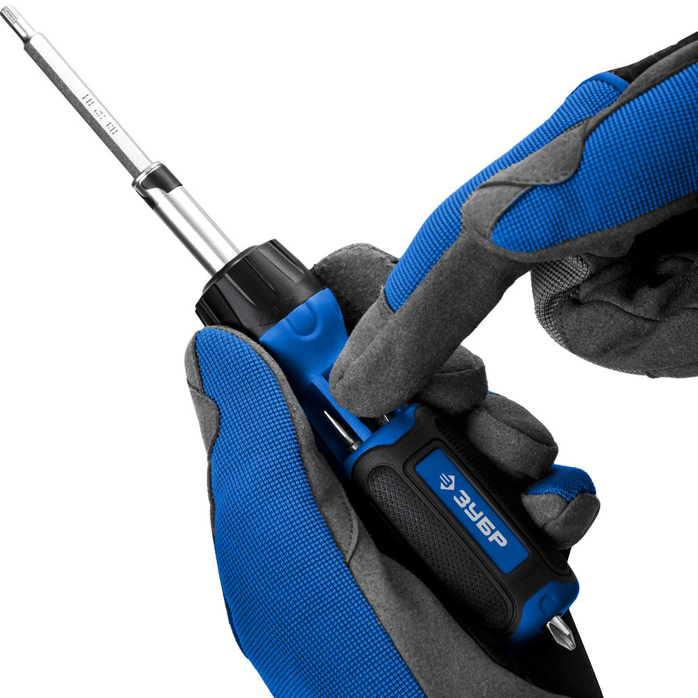 Отвертка реверсивная 12 предм. ЗУБР Профессионал 25169