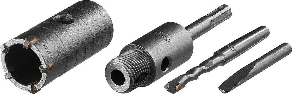 Коронка по бетону с державкой 35 мм, SDS-Plus, 5Т ЗУБР Профессионал 2918-35  