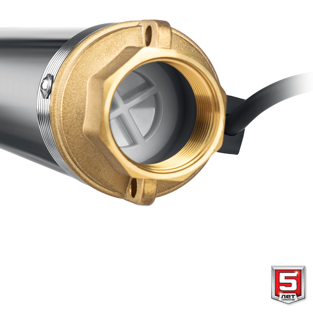 Насос скважинный центробежный 800 Вт, 60 м напор, корпус из нержавеющей стали ЗУБР НСЦ-75-60