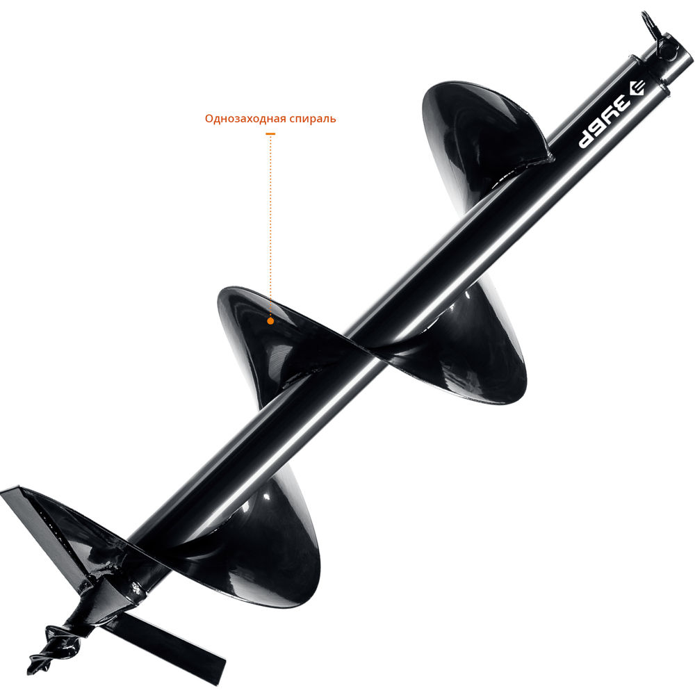 Шнек для мотобуров d 250 мм грунт ЗУБР 7051-25