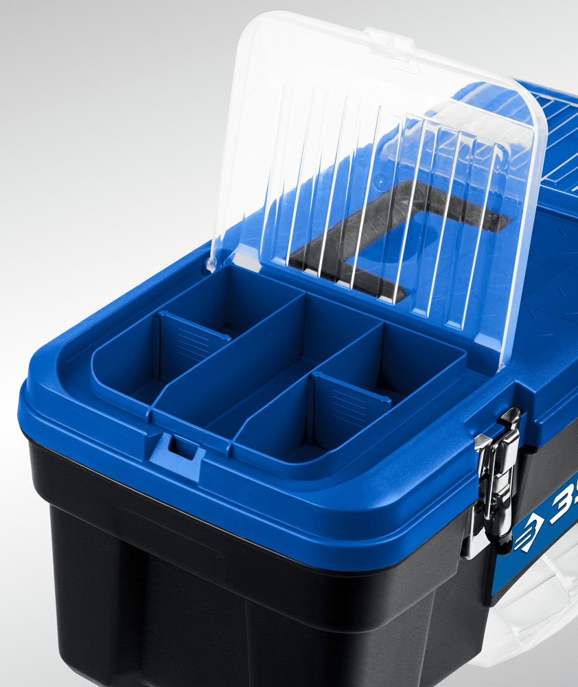 Ящик 557 x 284 x 236 мм 22 пластиковый для инструментов ЗУБР ДЕСНА-22 38181-22