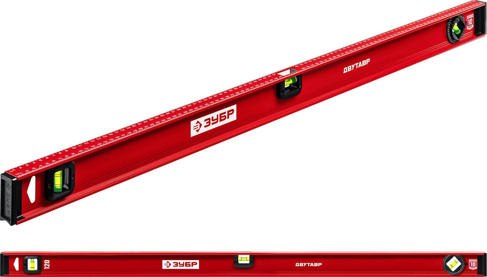 Уровень двутавровый с усиленным профилем 1200 мм ЗУБР ДВУТАВР 4-34583-120_z01