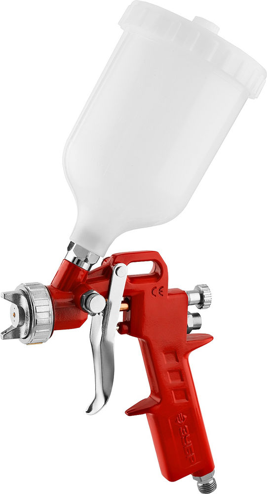 Краскопульт пневматический MS 200, 1.3 мм, с верхним бачком ЗУБР 06455-1.3