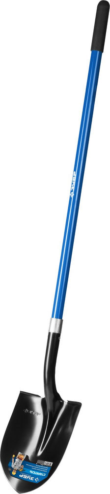 Лопата штыковая тип ЛСГ 295 х 215 х 1410 мм, полотно 1.5 мм закалённое, фибергласовый черенок с резиновой ручкой Профессионал СТАРАТЕЛЬ ЗУБР 39545_z02