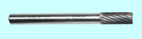 Борфреза тв.спл. цилиндр. d12х20х6х65 спиральная насечка (В12 20М06) с заточ.торцем CNIC