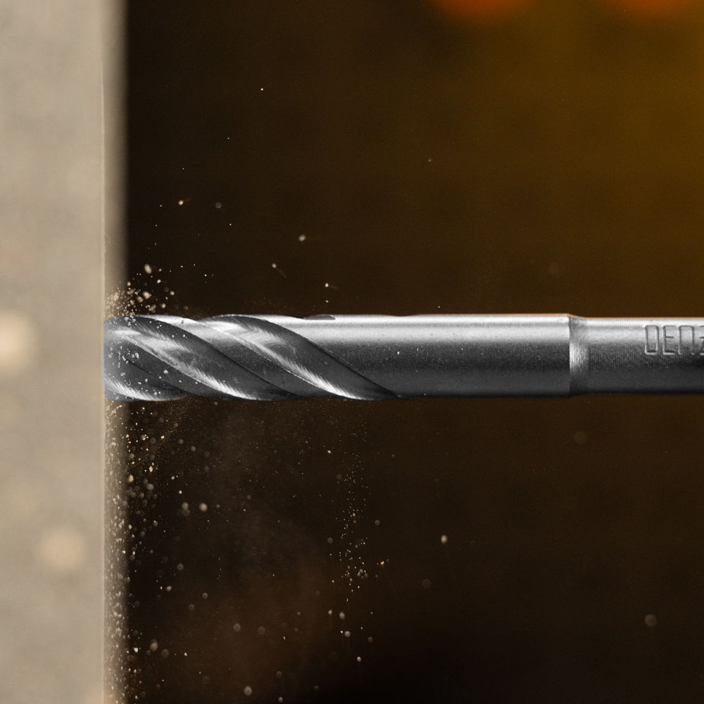 Бур по бетону, цельная крестовая пластина, 12x165 мм, SDS PLUS Denzel (705315)