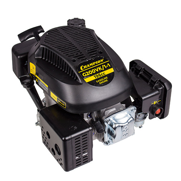 Двигатель 6,0лс/4,4кВт 196см? вертикальный 25мм шпонка 14,2кг для газонокосилок с дв. B&S CHAMPION G200VK/1-1