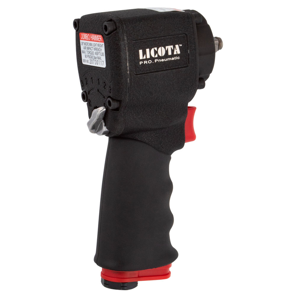 Гайковерт пневматический ударный 3/8 610 Нм (53,4 кГм), ультра-компактный, Licota, PAW-04055C3