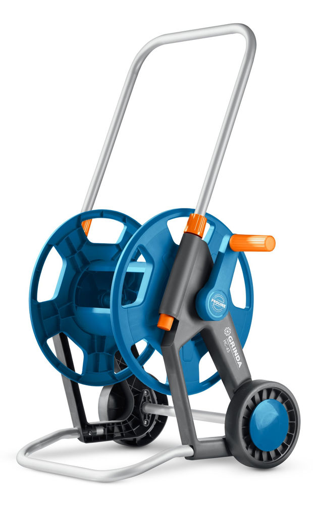 Катушка для шлангов HC-45, для шлангов 45м x 1/2 и 20м х 3/4, усиленные колёса, телескопическая ручка, ProLine GRINDA 8-428425_z02