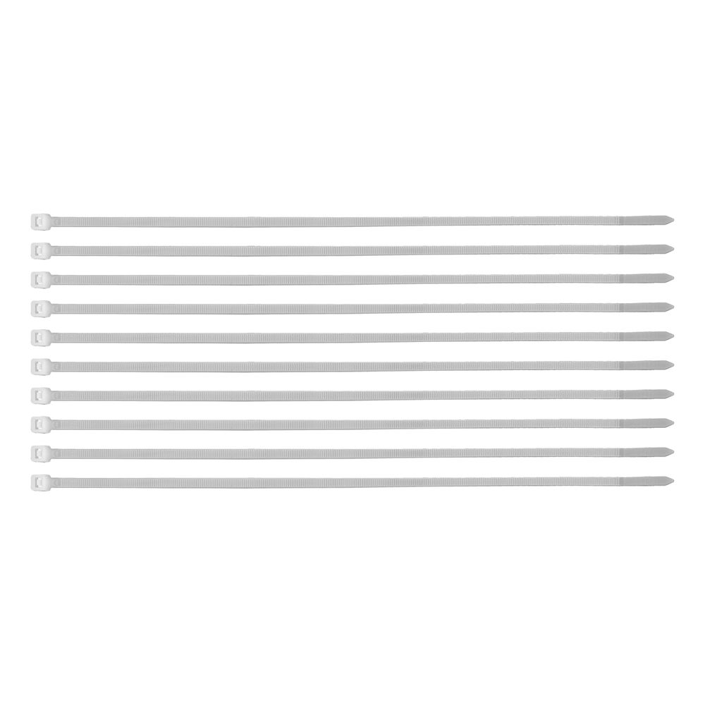 Хомуты, 350 x 4.8 мм, пластиковые, белые, 50 шт Сибртех (45537)