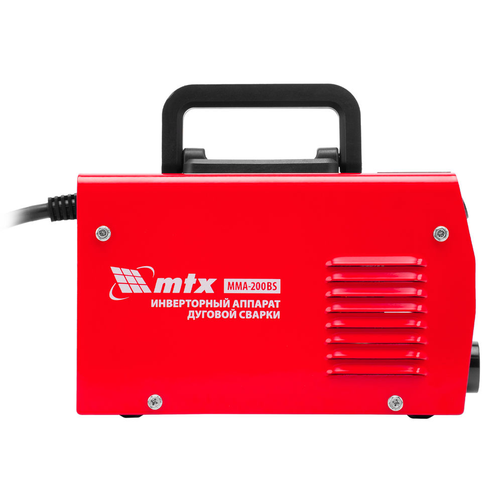 Инверторный аппарат дуговой сварки MMA-200BS, 200 А, ПВ 60% MTX (94398)
