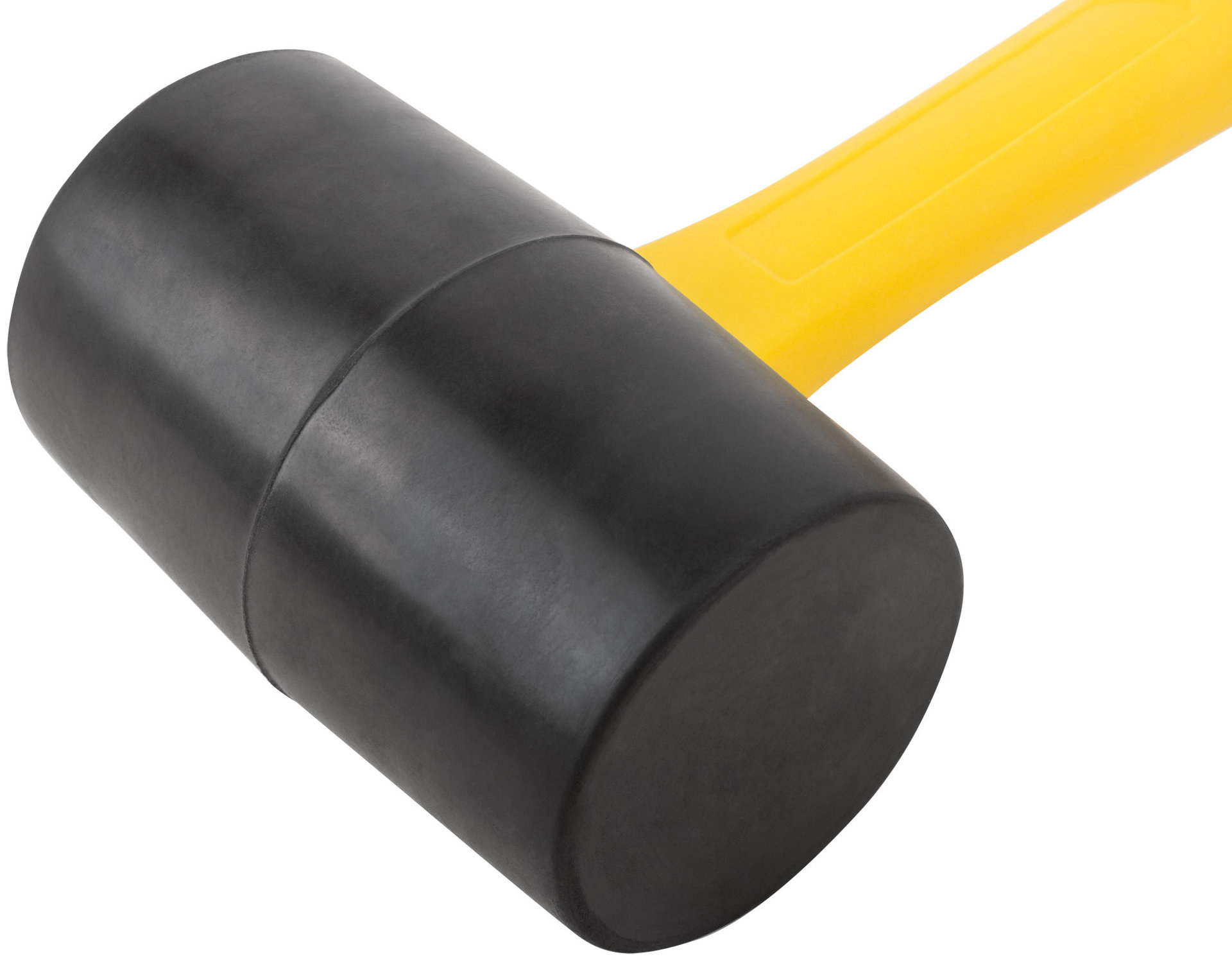 Киянка резиновая, фиберглассовая ручка 65 мм ( 680 гр )