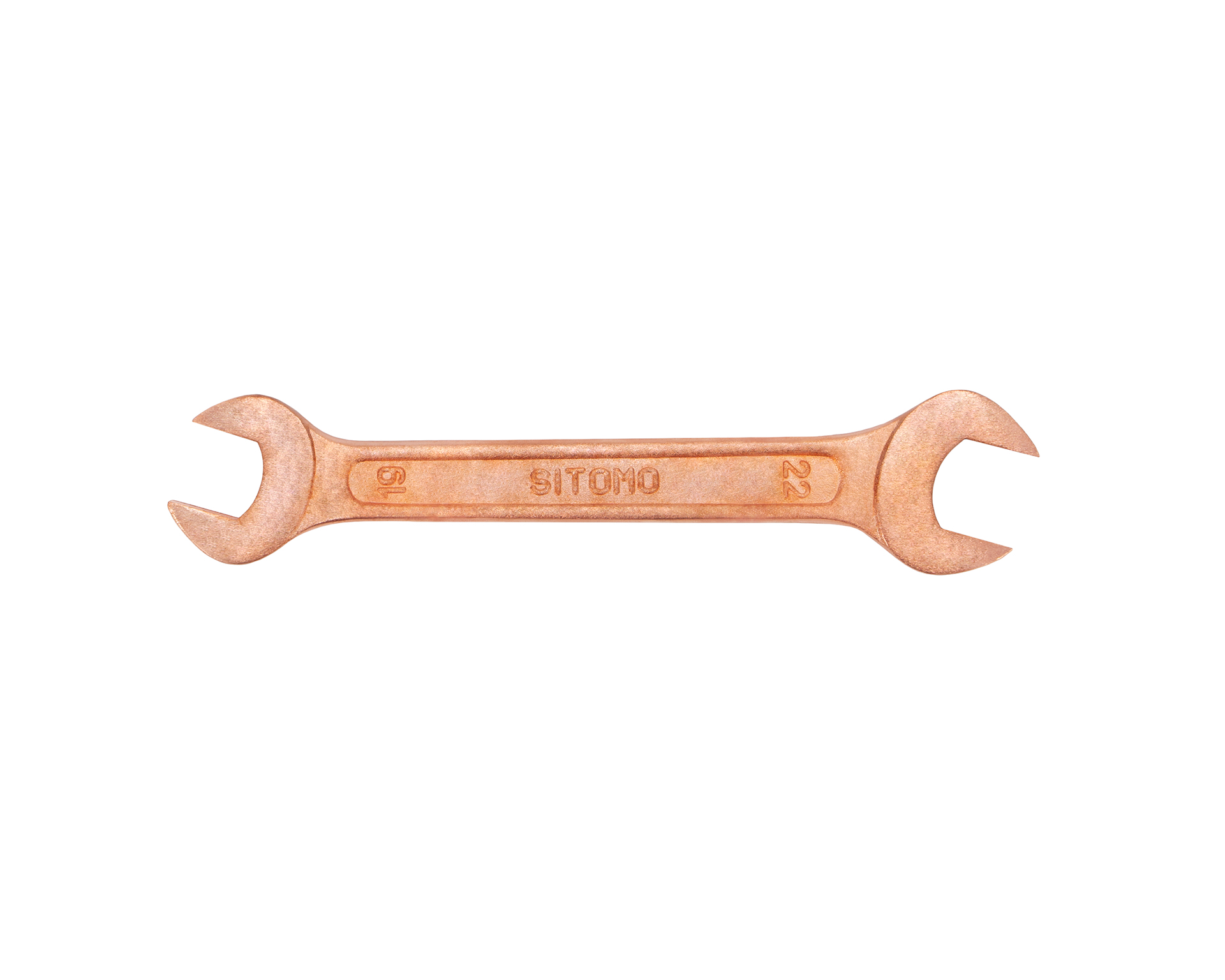 Ключ гаечный рожковый двусторонний 19х24 омеднение (7811-0466)