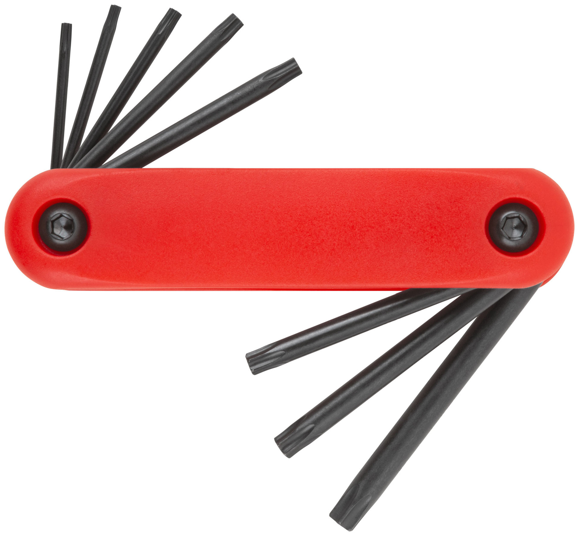 Ключи TORX 8 шт. CrV Т9-Т40 складные, пластиковый держатель