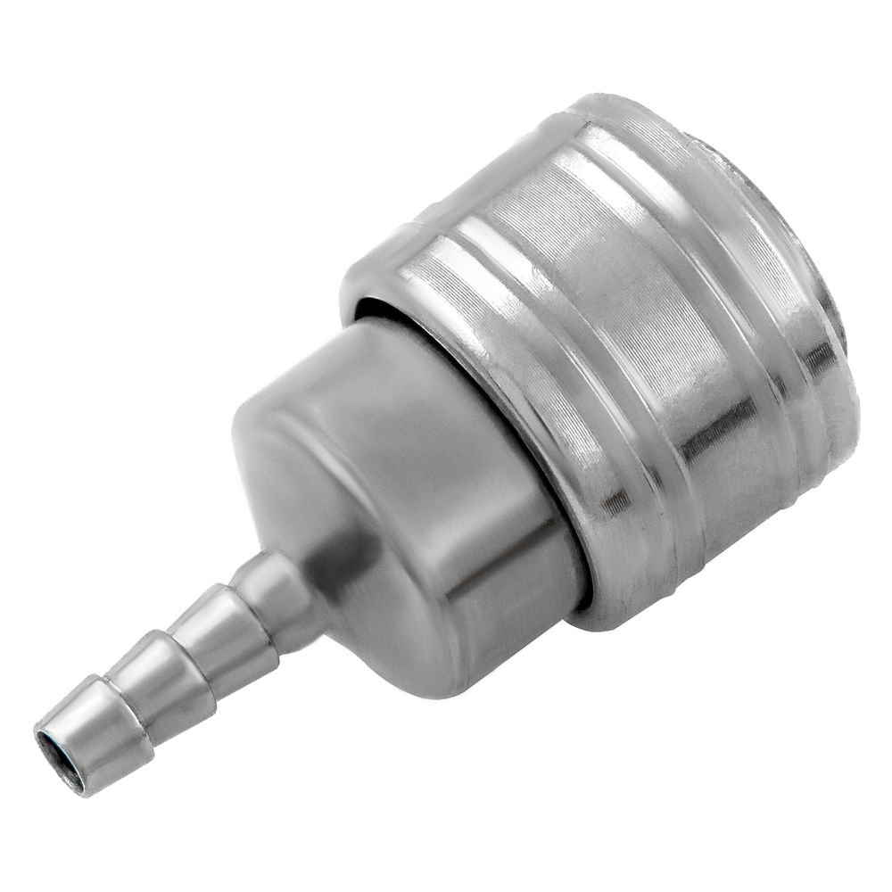 Муфта универсальная быстросъемная (мама) 1/4, со штуцером елка под шланг 6 мм, 2 шт, Stels (57052)