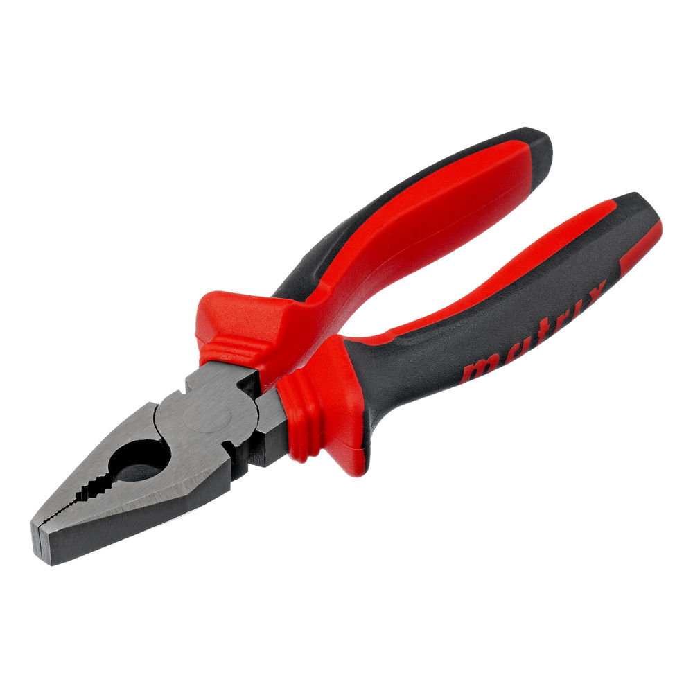 Плоскогубцы комбинированные, 160 мм, хром-ванадий, двухкомпонентные рукоятки Matrix (17090)