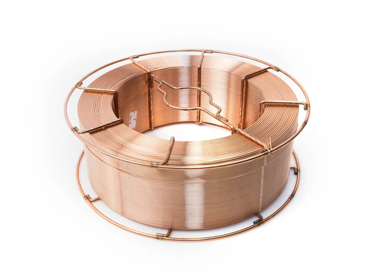 Проволока омедненная КЕДР Св-08Г2С-О D 0,8 мм (каркас кат. 15 кг)