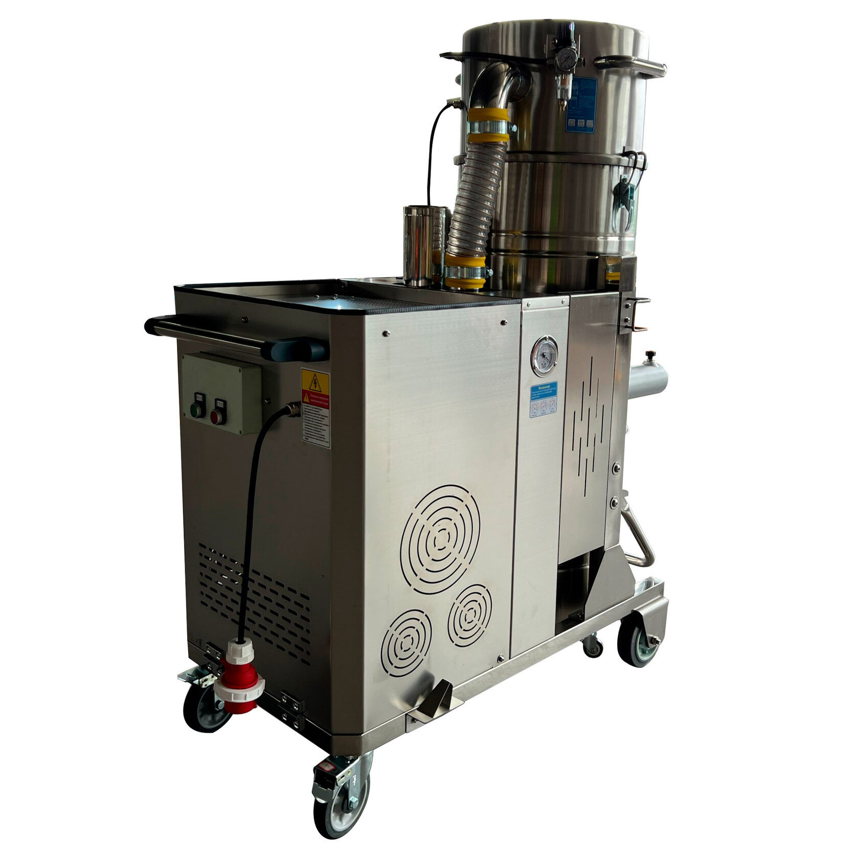 Пылеводосос промышленный EVOline IVC 1100 3,0 кВт 380 В, автоочистка фильтра