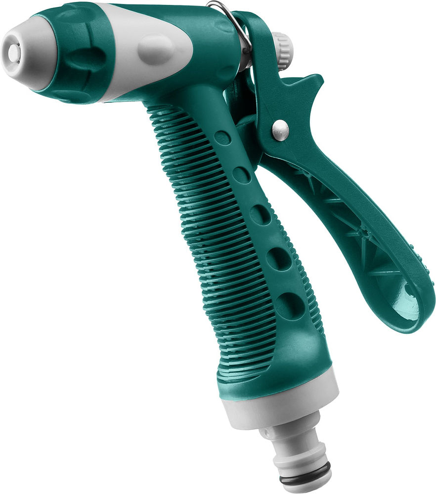 Поливочный пистолет 506C, плавная регулировка, курок сзади, пластиковый с TPR RACO 4255-55/506C-30