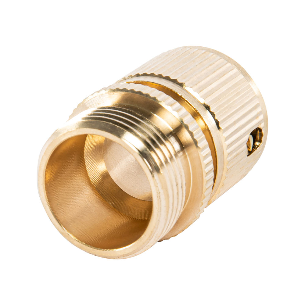 Соединитель латунный, быстросъемный, внешняя резьба 3/4, посадочный D 3/4 Palisad (66275)