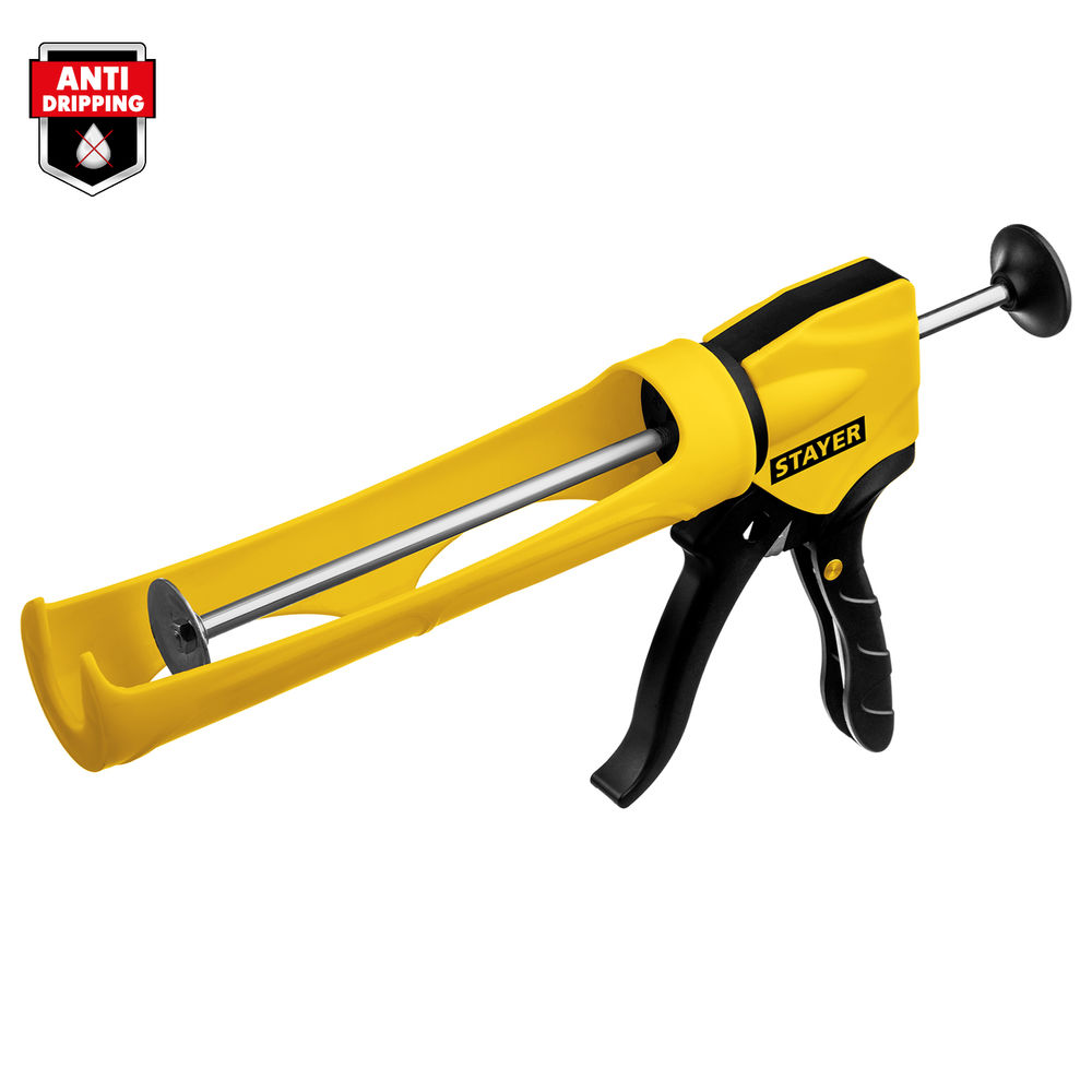 Пистолет для герметика 310 мл, антикапельная система, легкий скелетный поворотный STAYER 06690
