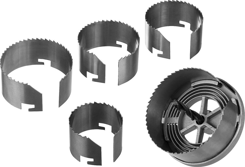 Пила кольцевая наборная по дереву 5 шт, (60-67-74-81-95 х 32 мм), усиленная STAYER Professional 2957-095