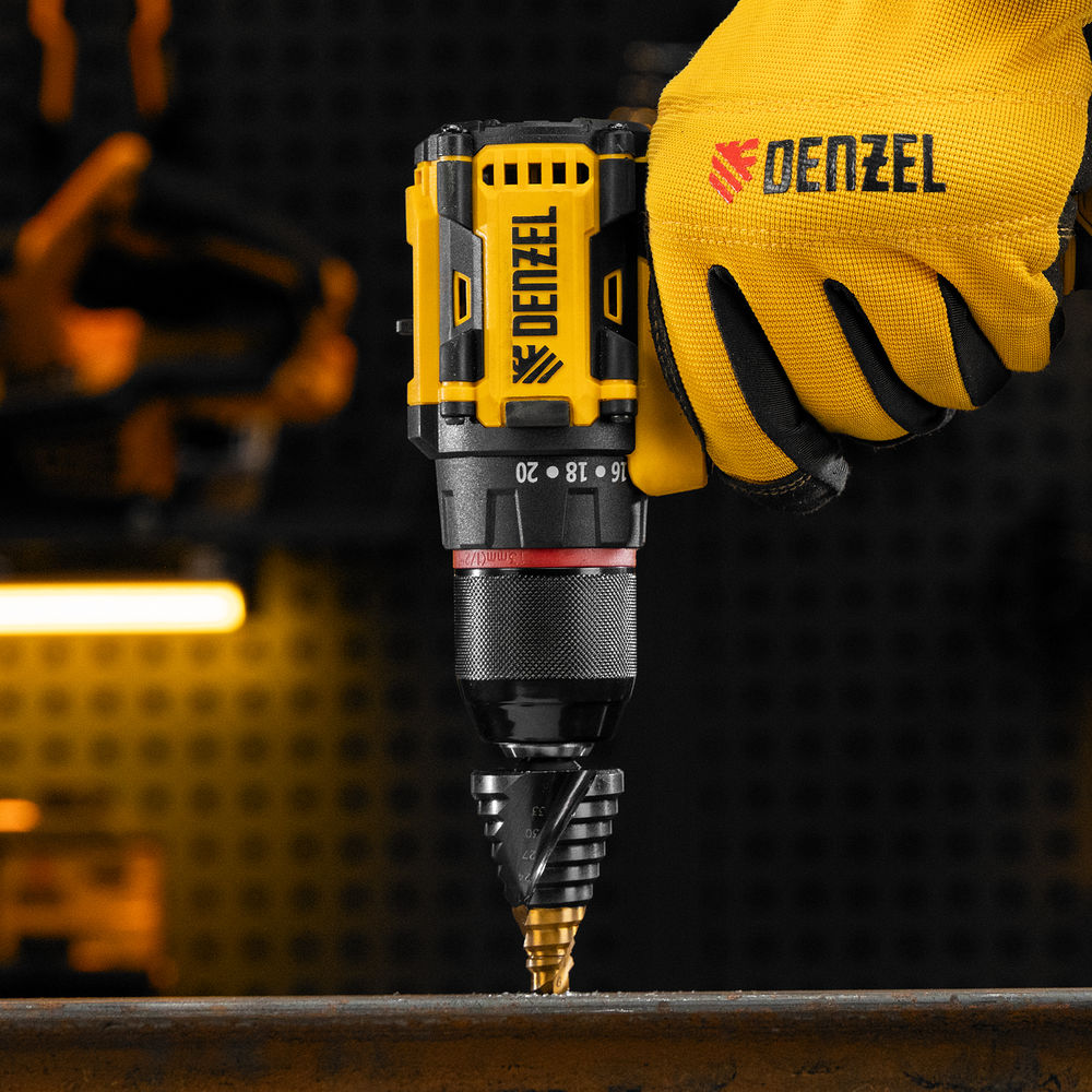 Сверло ступенчатое, 9-12-15-18-21-24-27-30-33-36 мм, Р6М5, 6-гр. хвостовик Denzel (723605)