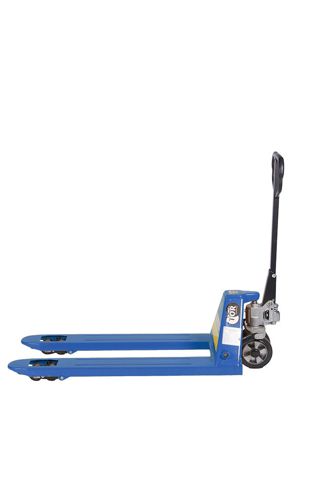Тележка гидравлическая 2500 кг 1150 мм резиновые колеса TOR RHP(BF) PRO (1026481)