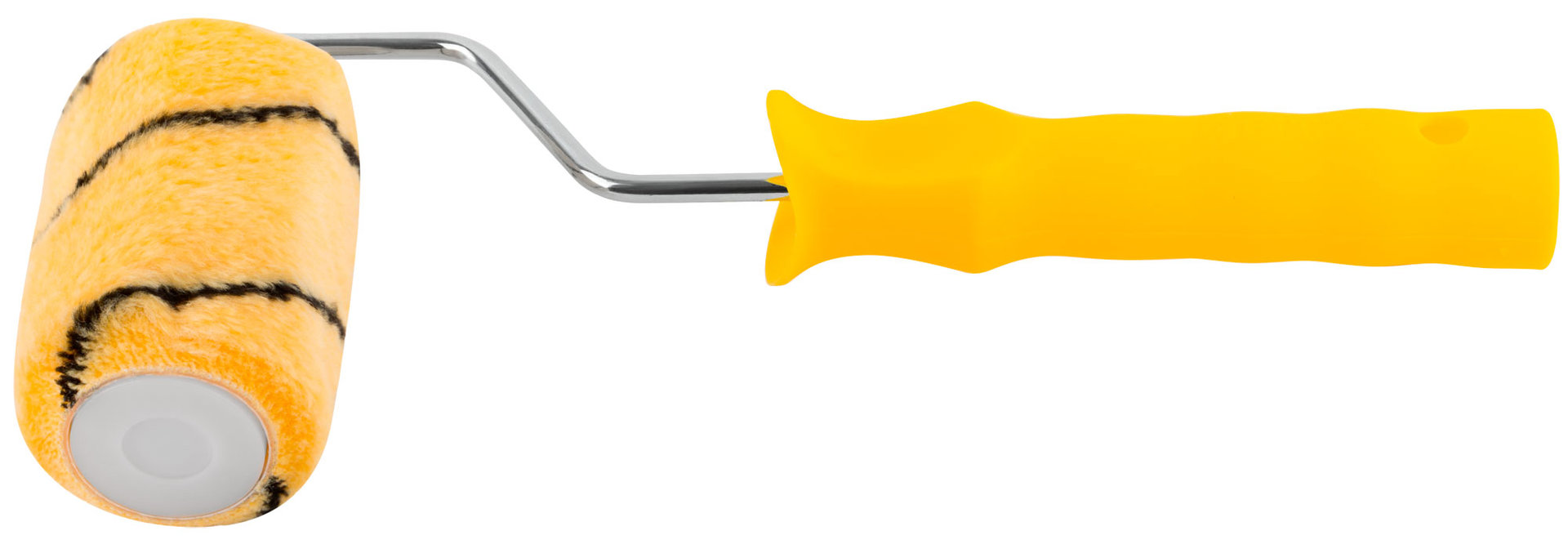 Валик полиакриловый, бежевый с черной полоской, диам. 40/61 мм; ворс 10,4 мм, 100 мм (01851)