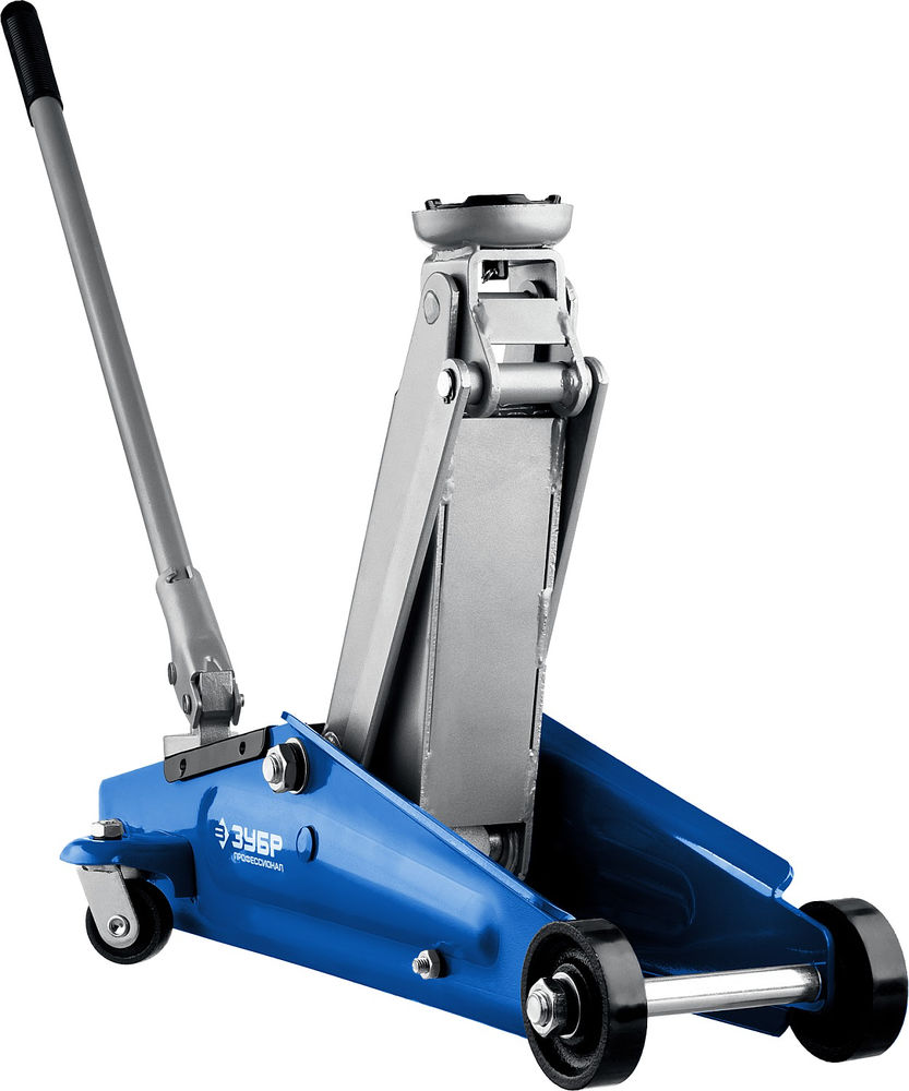 Подкатной домкрат с поворотной ручкой 3 т 130 - 410 мм Профессионал ЗУБР Т-70 43052-3