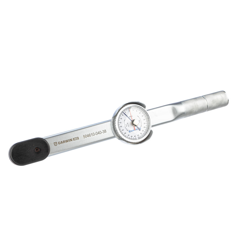 Динамометрический ключ 0-40 Нм, стрелочного типа, двусторонний, с приводным квадратом 3/8, GARWIN INDUSTRIAL, 504610-040-38