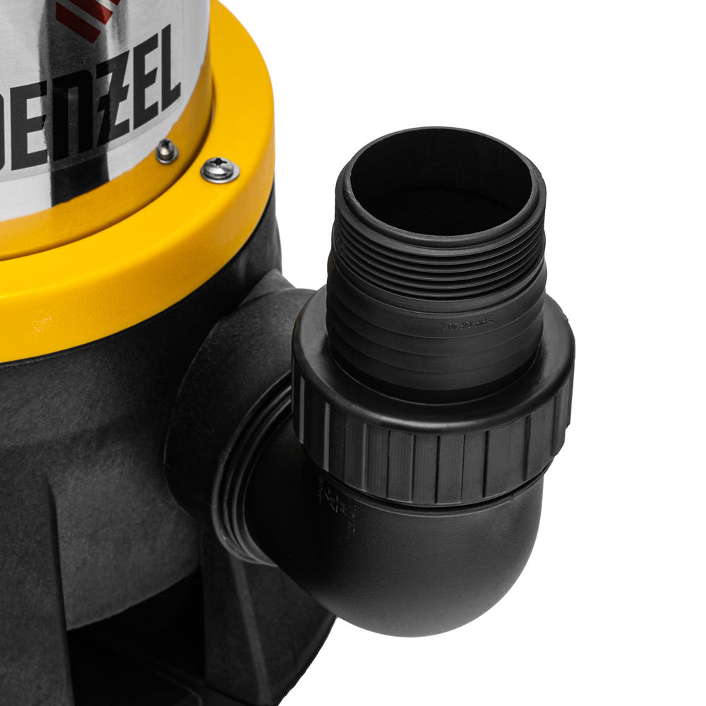 Дренажный насос DP1400X, 1400 Вт, подъем 11 м, 25000 л/ч Denzel (97228)