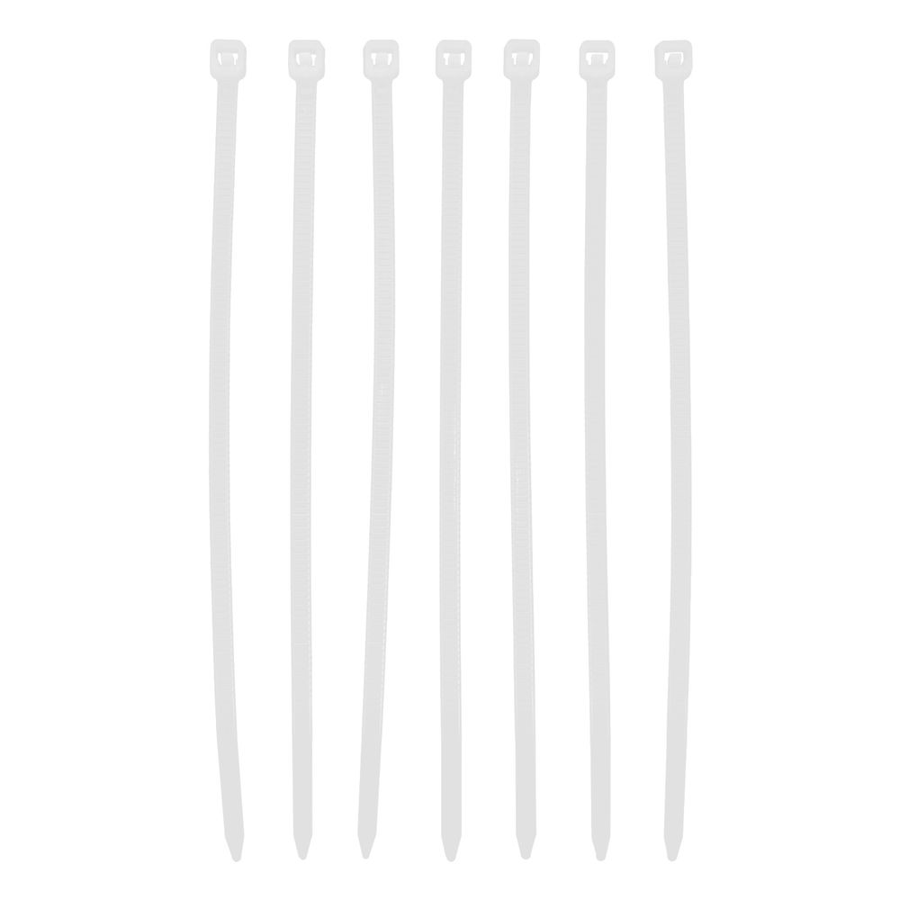 Хомуты, 100 x 2.5 мм, пластиковые, белые, 100 шт Сибртех (45515)