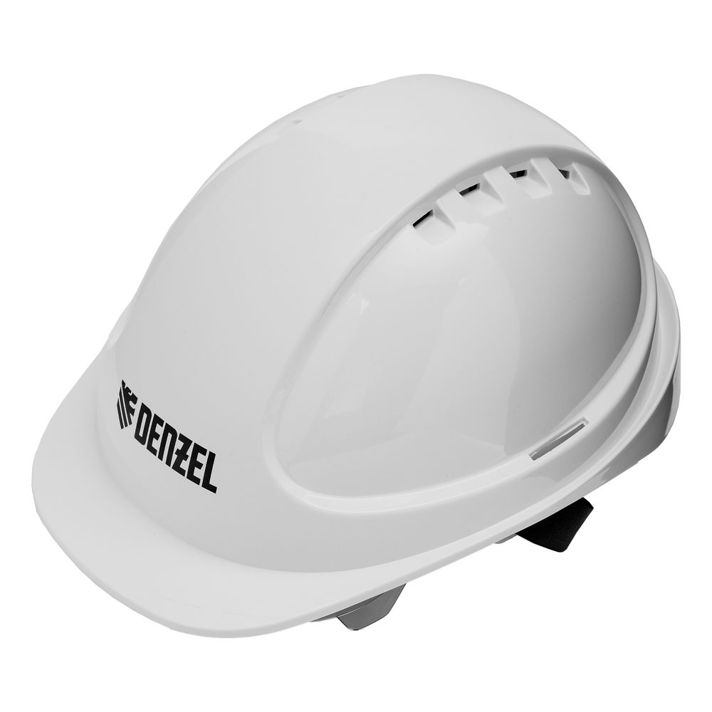 Каска защитная ударопр.«Форвард» (К-05)ABS/PC,комплект со встроен.очк.ОЧК-05 Форвард,белая Denzel (89205)